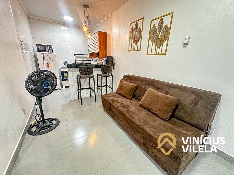 Loft independente, próx a praia de Taperpuã (02)
