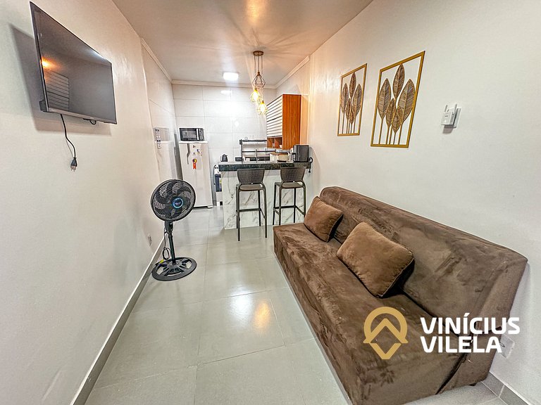 Loft independente, próx a praia de Taperpuã (02)