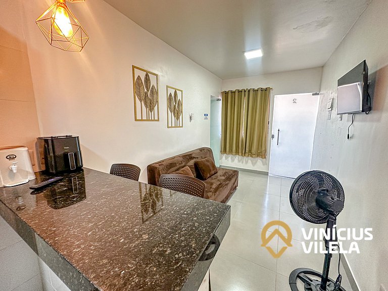 Loft independente, próx a praia de Taperpuã (02)