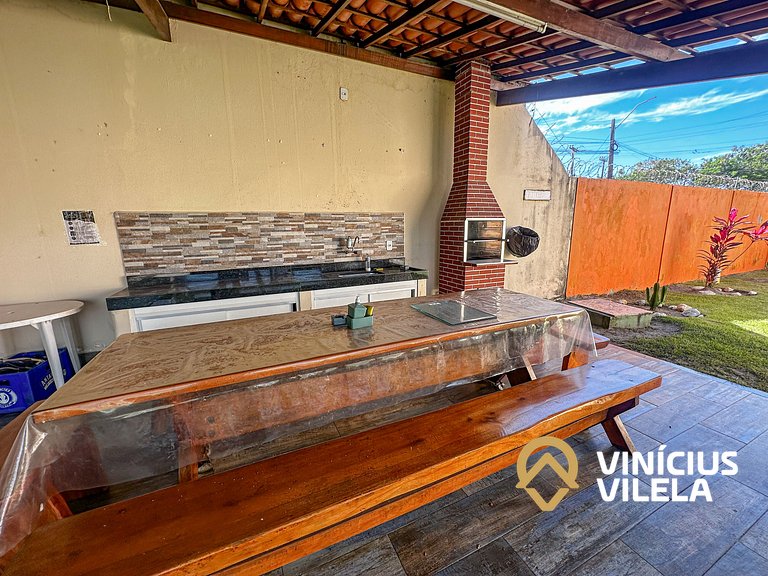 Flat com 1 quarto com ar split, sala e cozinha completa, No