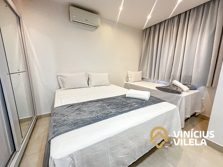 Casa 3 quartos para 10 com piscina em Taperapuã