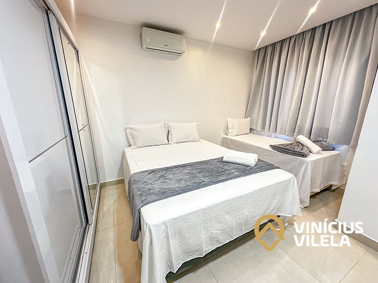 Casa 3 quartos para 10 com piscina em Taperapuã
