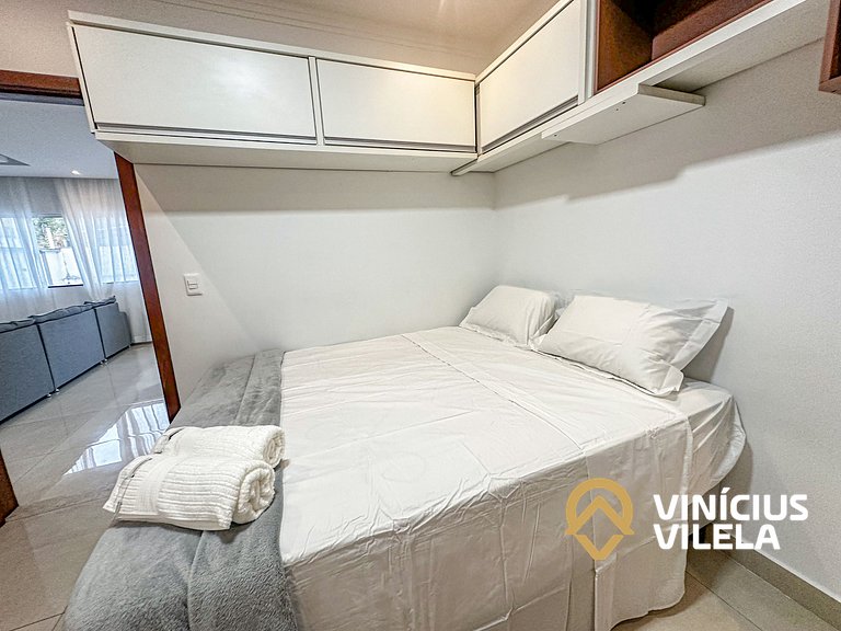 Casa 3 quartos para 10 com piscina em Taperapuã