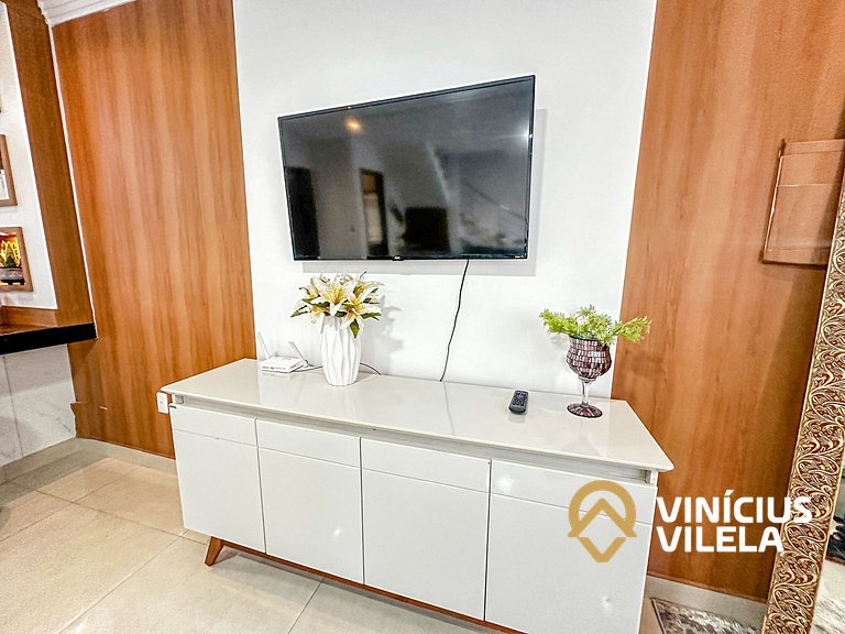 Casa 3 quartos para 10 com piscina em Taperapuã