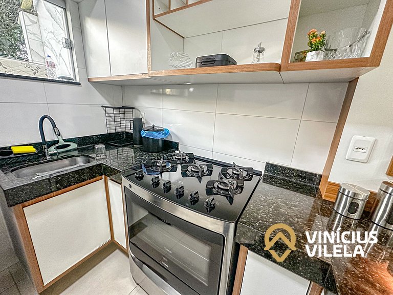 Casa 3 quartos para 10 com piscina em Taperapuã