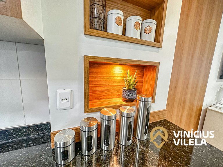 Casa 3 quartos para 10 com piscina em Taperapuã