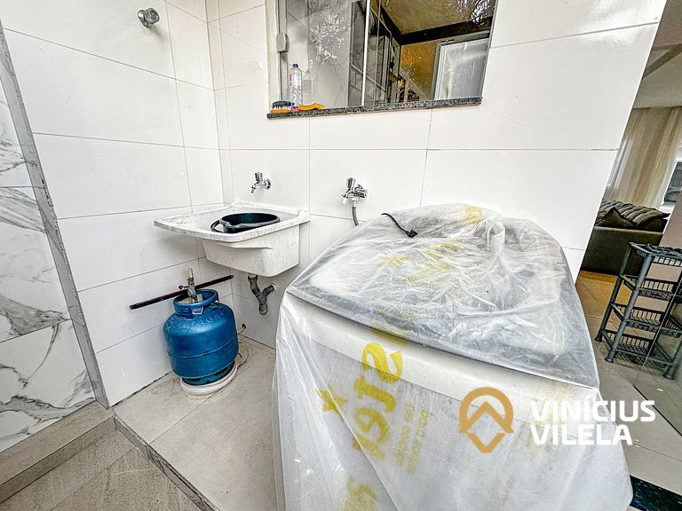 Casa 3 quartos para 10 com piscina em Taperapuã