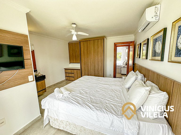 Arraial D'Ajuda | Casa Climatizada p/ 10