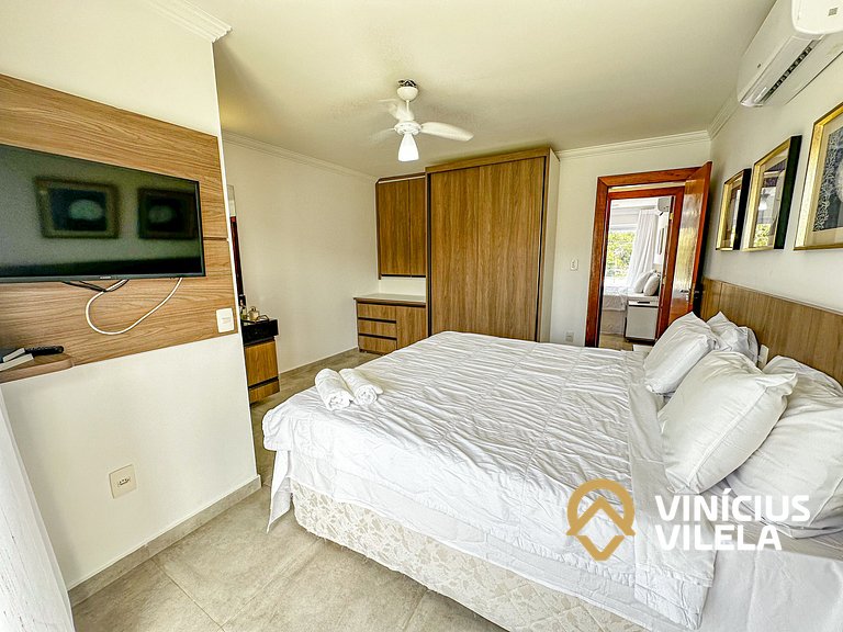 Arraial D'Ajuda | Casa Climatizada p/ 10