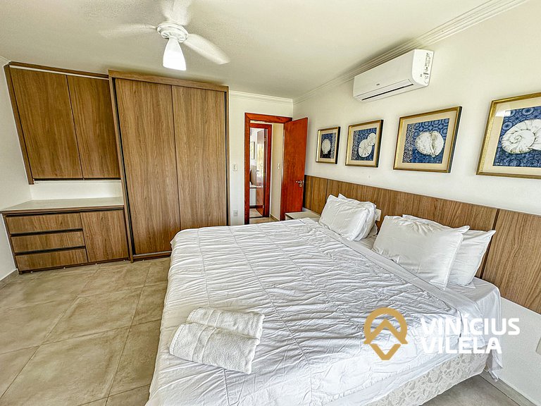 Arraial D'Ajuda | Casa Climatizada p/ 10