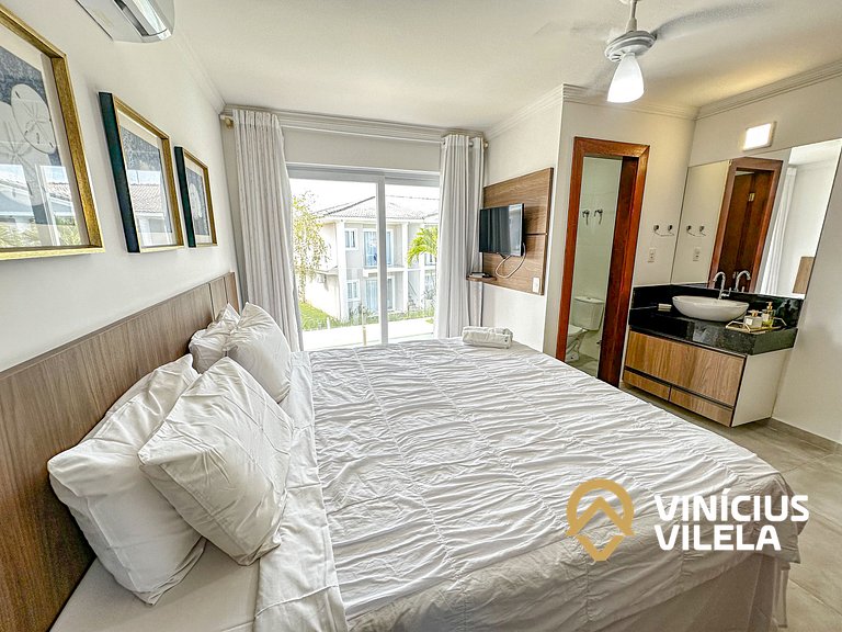 Arraial D'Ajuda | Casa Climatizada p/ 10