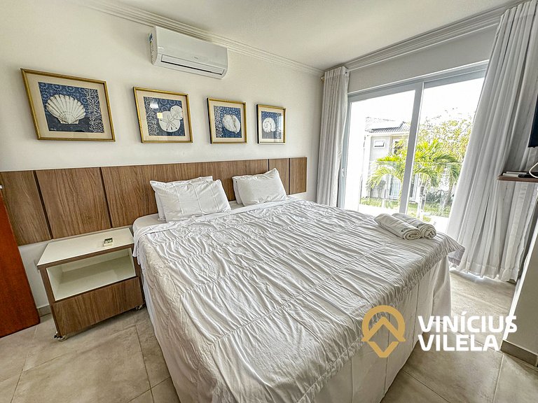 Arraial D'Ajuda | Casa Climatizada p/ 10