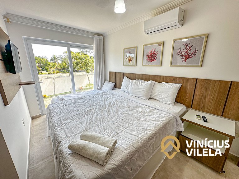 Arraial D'Ajuda | Casa Climatizada p/ 10