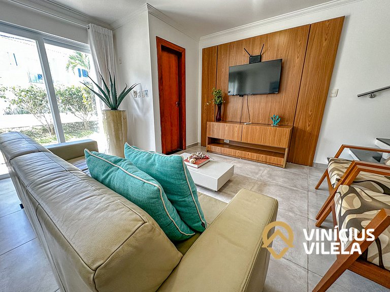 Arraial D'Ajuda | Casa Climatizada p/ 10