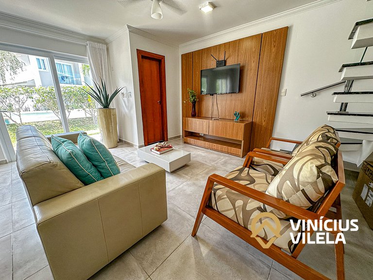 Arraial D'Ajuda | Casa Climatizada p/ 10