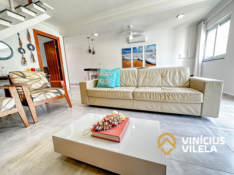 Arraial D'Ajuda | Casa Climatizada p/ 10