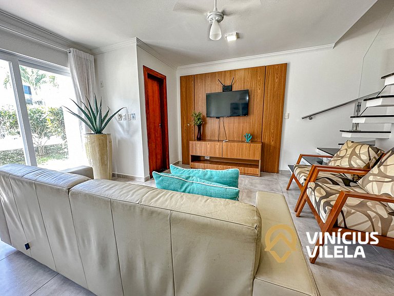 Arraial D'Ajuda | Casa Climatizada p/ 10