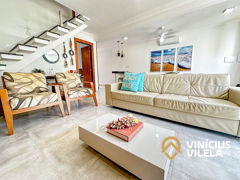 Arraial D'Ajuda | Casa Climatizada p/ 10