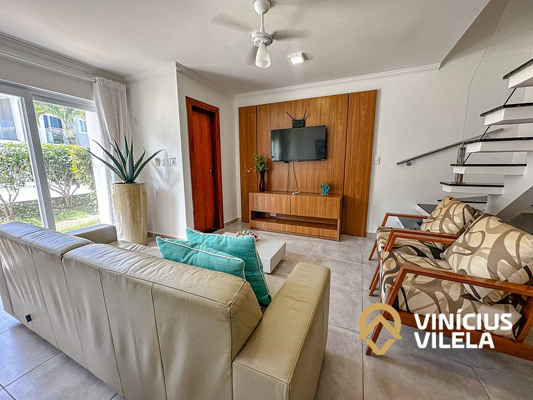 Arraial D'Ajuda | Casa Climatizada p/ 10