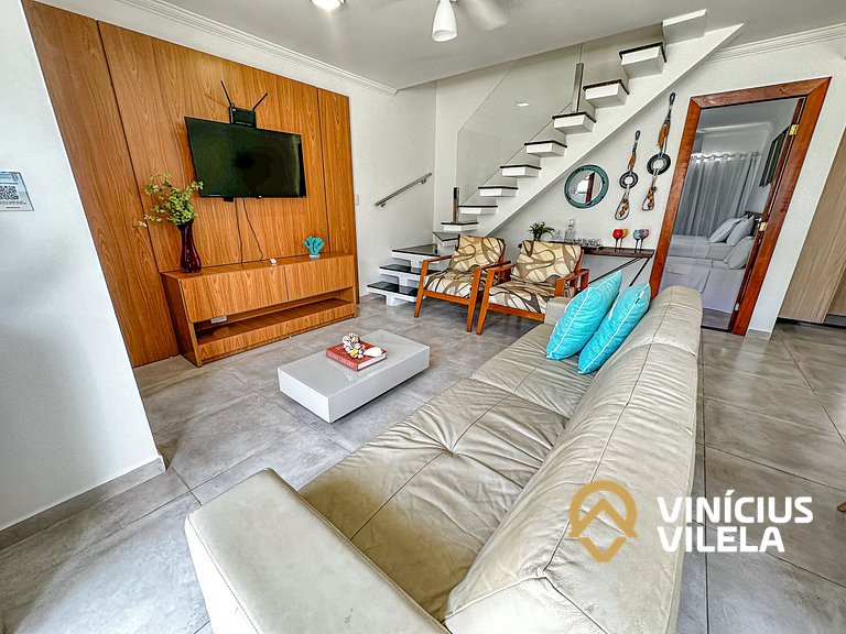 Arraial D'Ajuda | Casa Climatizada p/ 10