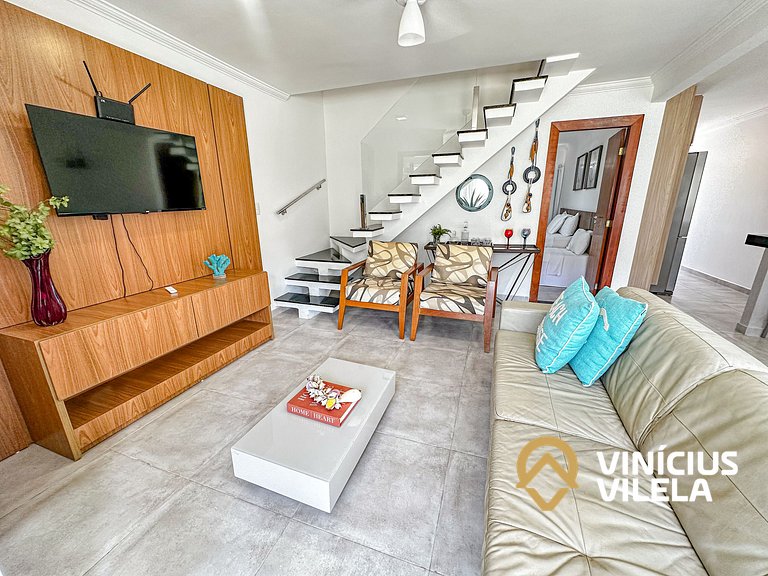 Arraial D'Ajuda | Casa Climatizada p/ 10