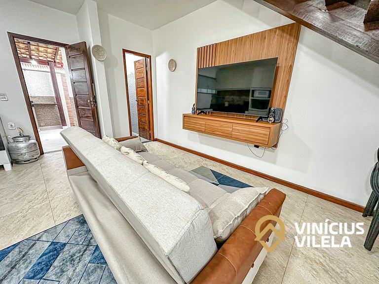 Casa individual 2 suítes praia de Taperapuã