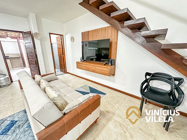 Casa individual 2 suítes praia de Taperapuã