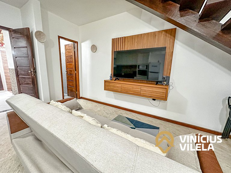 Casa individual 2 suítes praia de Taperapuã