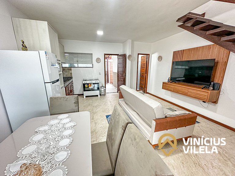 Casa individual 2 suítes praia de Taperapuã