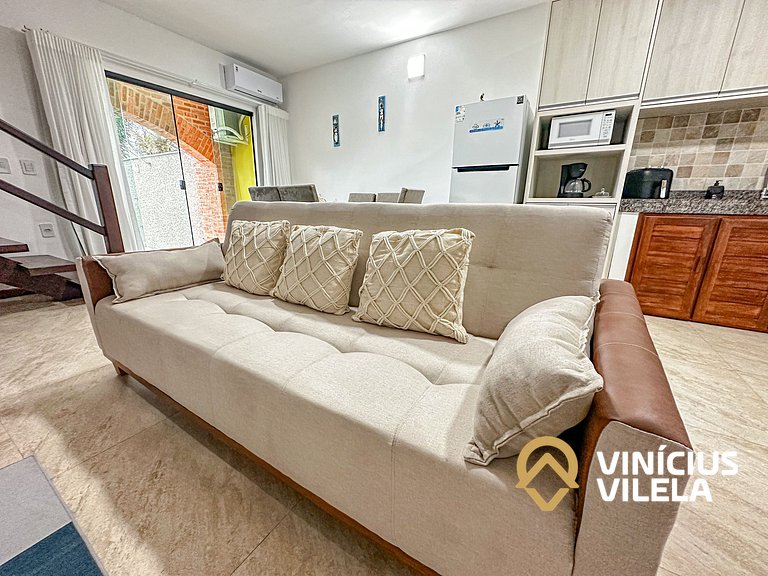 Casa individual 2 suítes praia de Taperapuã