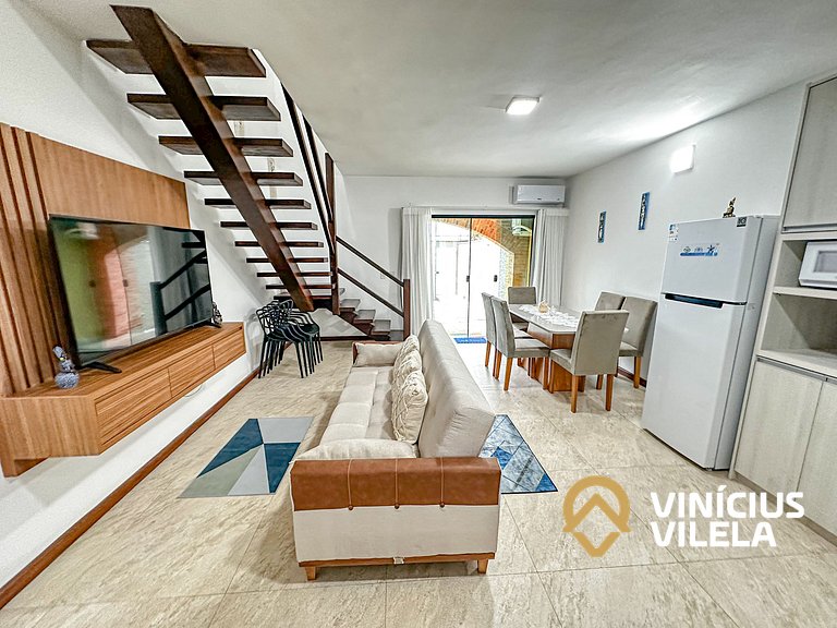 Casa individual 2 suítes praia de Taperapuã
