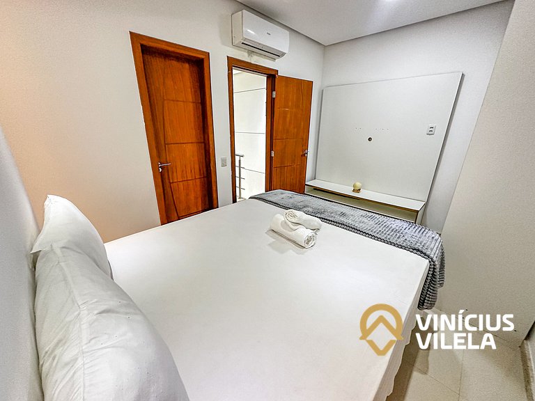 Duplex a 80m da Praia de Taperapuã