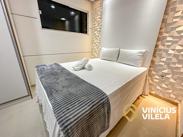 Duplex a 80m da Praia de Taperapuã