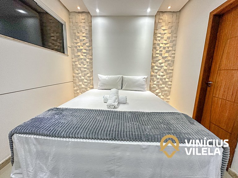 Duplex a 80m da Praia de Taperapuã