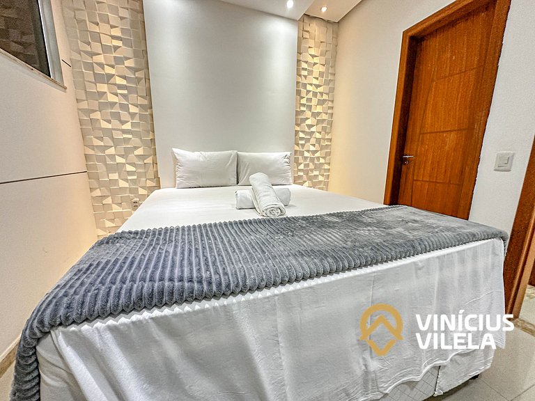 Duplex a 80m da Praia de Taperapuã