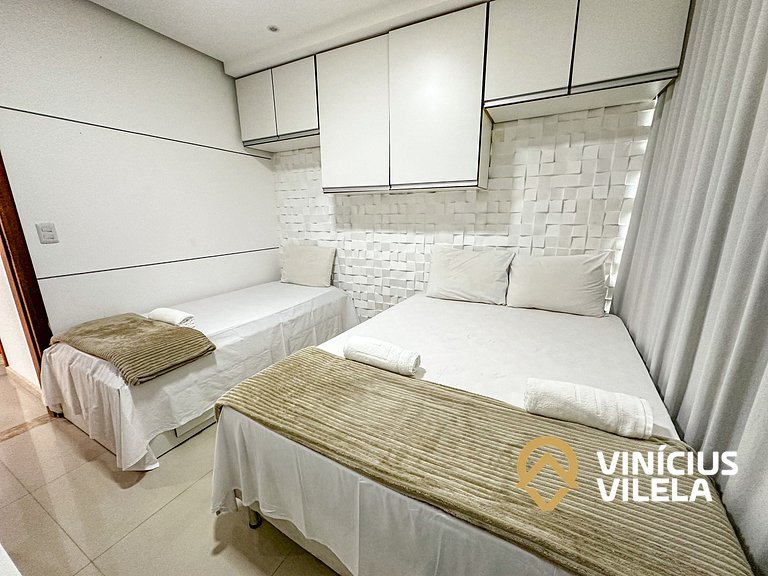 Duplex a 80m da Praia de Taperapuã