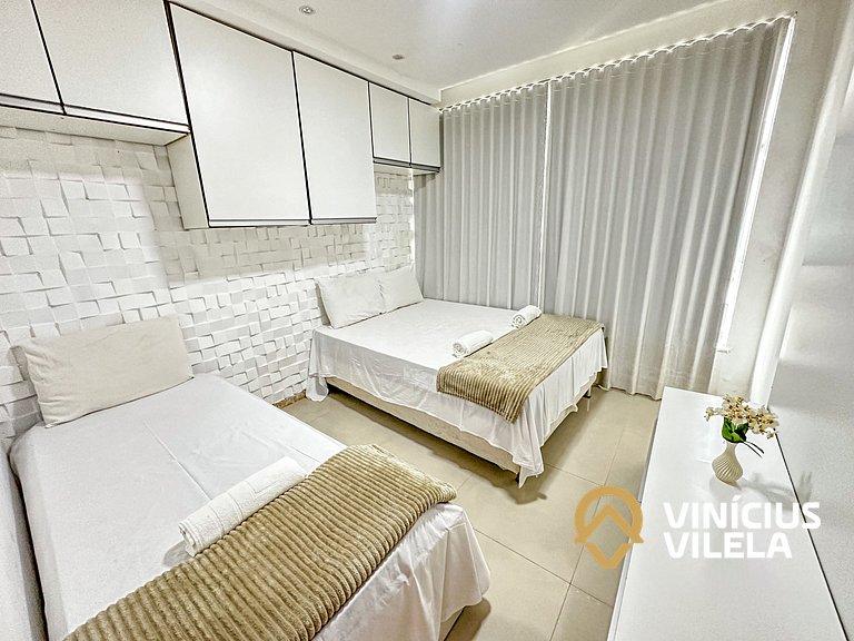 Duplex a 80m da Praia de Taperapuã