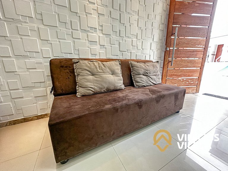 Duplex a 80m da Praia de Taperapuã