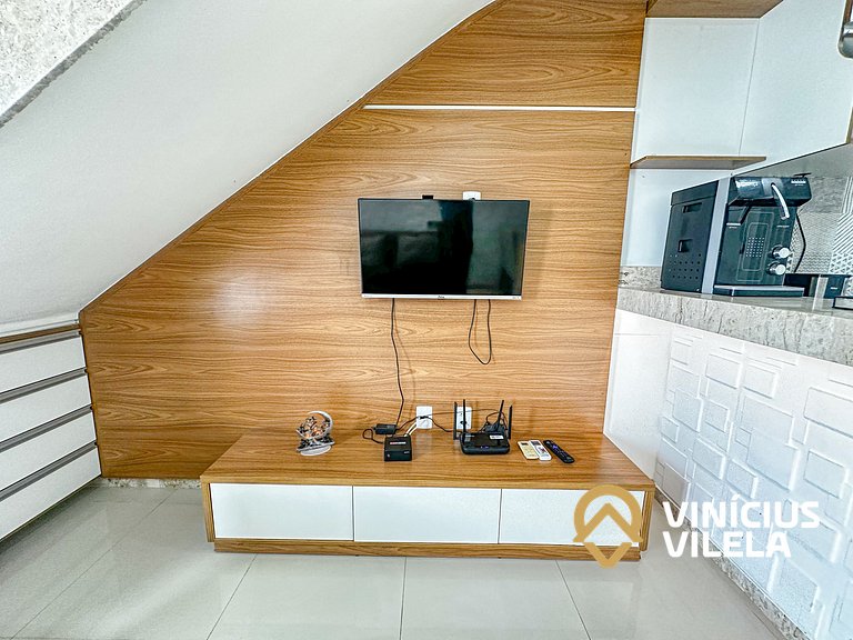 Duplex a 80m da Praia de Taperapuã