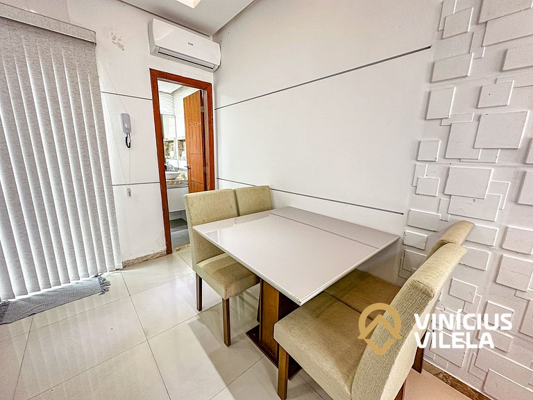 Duplex a 80m da Praia de Taperapuã