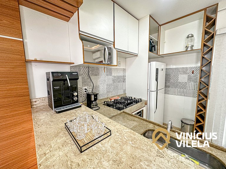 Duplex a 80m da Praia de Taperapuã