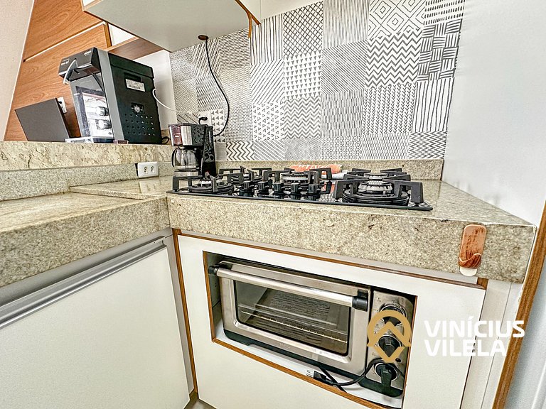 Duplex a 80m da Praia de Taperapuã
