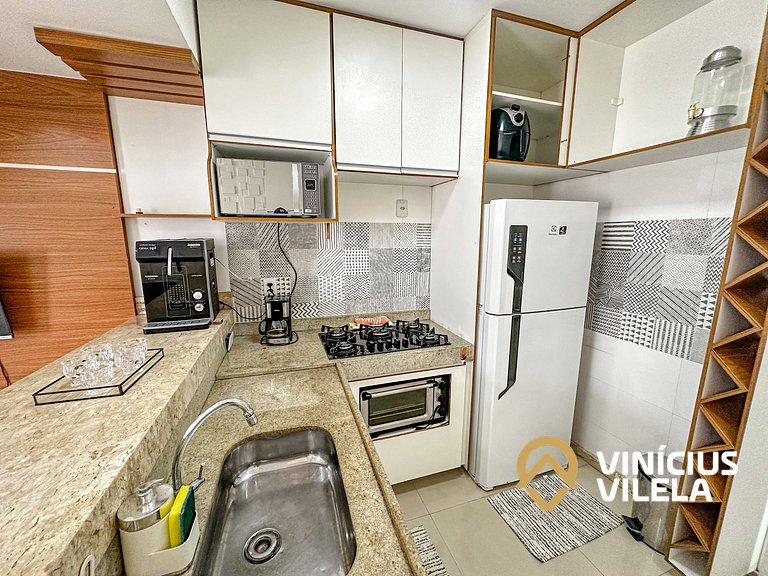 Duplex a 80m da Praia de Taperapuã