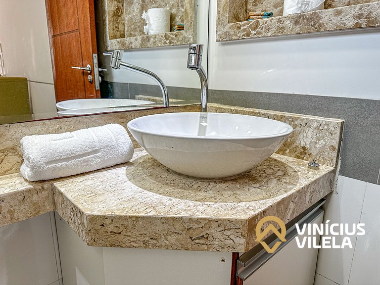 Duplex a 80m da Praia de Taperapuã