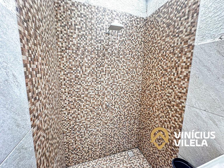 Duplex a 80m da Praia de Taperapuã