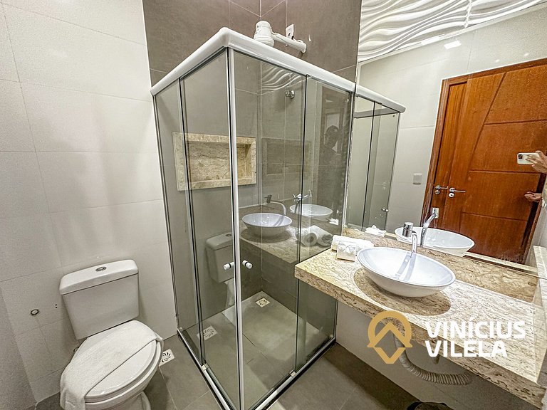 Duplex a 80m da Praia de Taperapuã